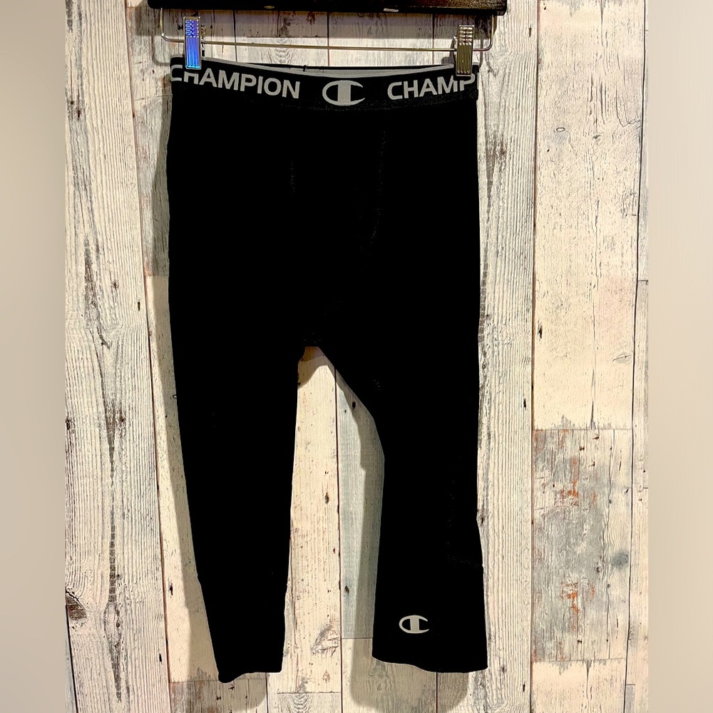 Men’s Champion black running tights